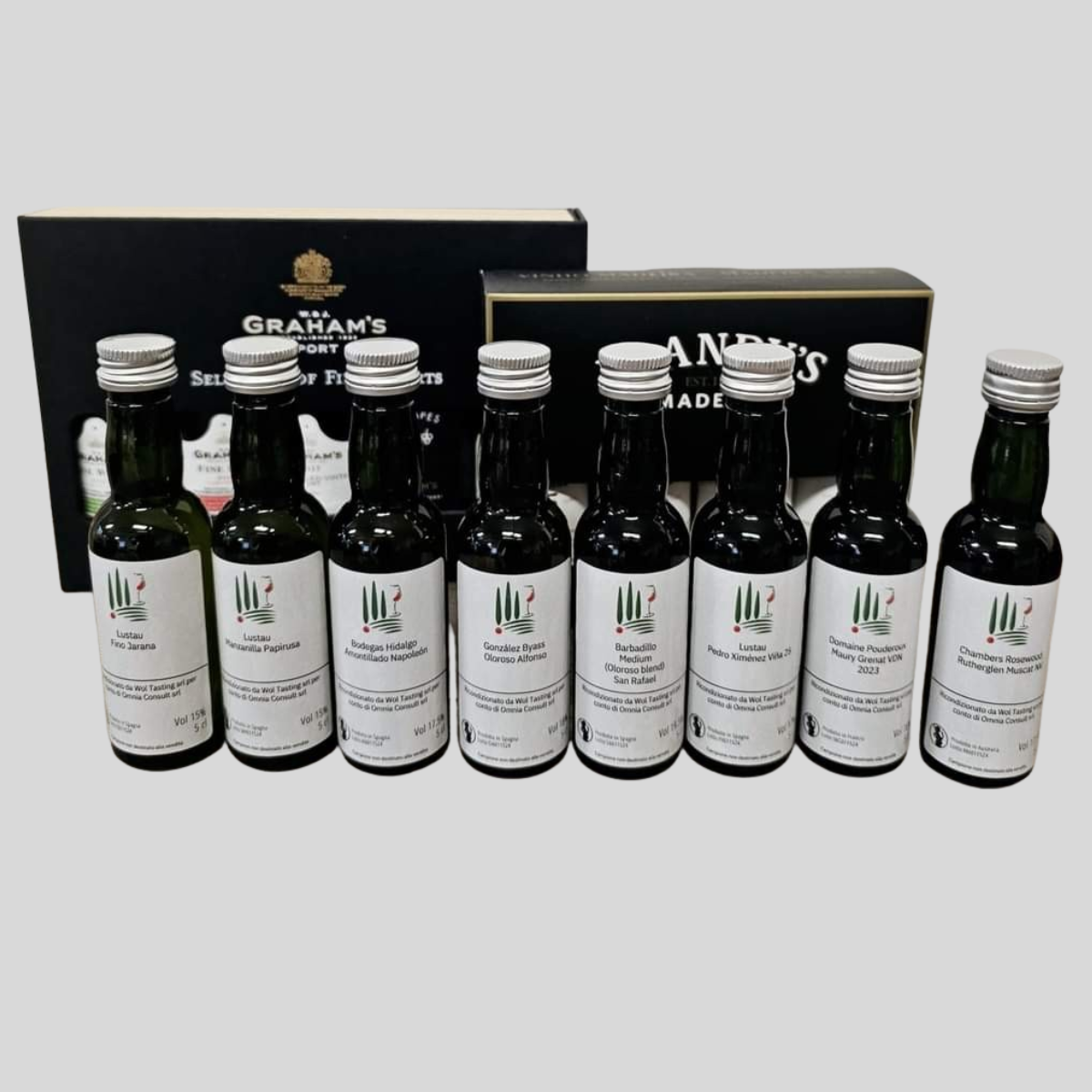 Vini fortificati tasting kit 20 campioni da 50ml