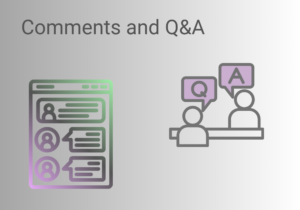 Comments and Q&A