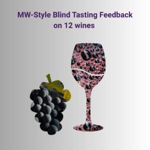 MW Blind Tasting feedback